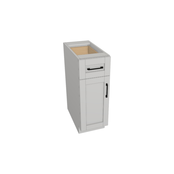 Providence Pure White Box Vanity Base Kit - 12"X 34 1/2”H X 21”D