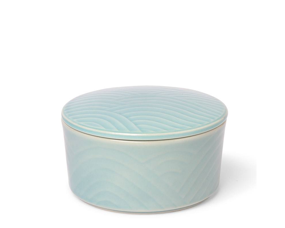 Bowl With Cover Himari Lt Blue
