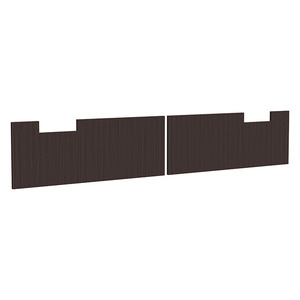 PL38MOD2 PAIR MODESTY PANELS- ESPRESSO