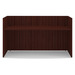 PL169NTT GALLERY DESK- NO TRANSACTION TOP- MAHOGANY