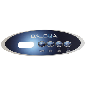 Balboa Series VL240 4 Button Topside Overlay 80-13952