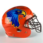 Midsized Football Helmet Decals