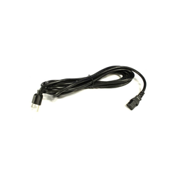 Power Cord, 16/3 15' Black 300