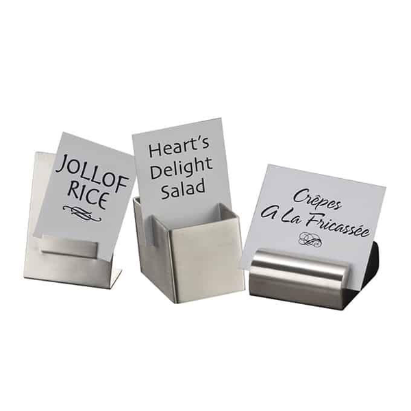 Stainless Steel Card Holders