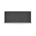 PL187 66" BOW FRONT DESK SHELL- COASTAL GRAY