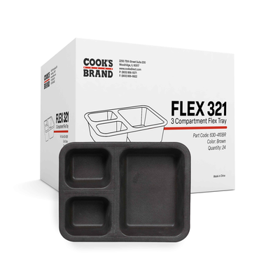 Cook's 321 3-Compartment Silicon Flex Tray