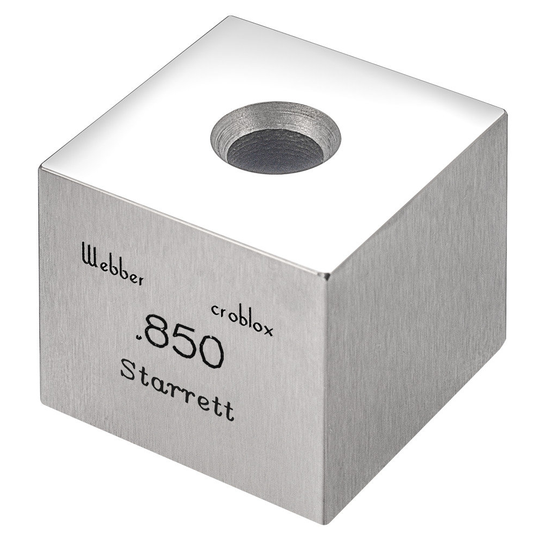 STARRETT SC .850 A1 Square Croblox Gage Block - .850 In., Grade A1