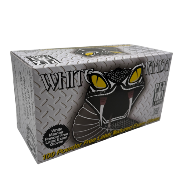 8 Mil White Latex Glove
