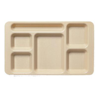 Cambro 1596CW186 Camwear 2 X 2 Compartment Tray 6-Compartment
