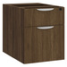 PL107 BOX/FILE HANGING PEDESTAL - Modern Walnut