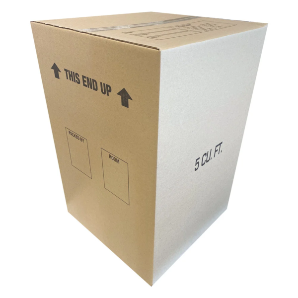 Corrugated Moving Box - 5 Cube - 18" x 18" x 27"