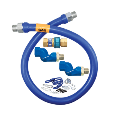 Dormont Manufacturing 1675BPQ2SR24 Dormont Blue Hose Moveable Gas Connector Hose Assembly 3/4" Dia.