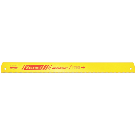 STARRETT RS650-6 26 x 2-3/16 x 100 x 6T, Redstripe Power Hacksaw Blade