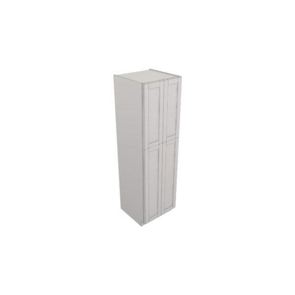 Metropolitan White Utility Cabinet - 24 W X 84 H X 24 D