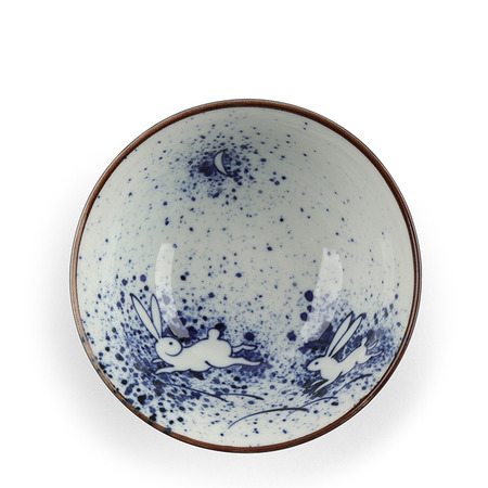 Bowl 6" Rabbit & Moon