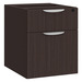 PL108 BOX/FILE HANGING PEDESTAL - Espresso