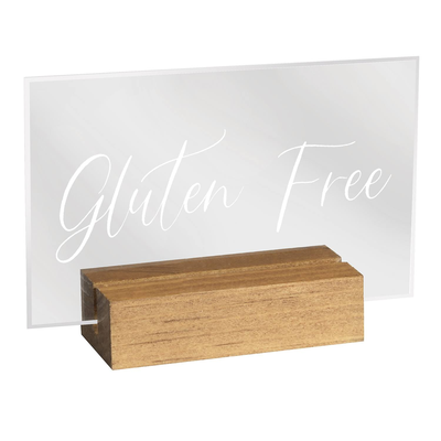 Cal-Mil 22336-4-99 "Gluten Free" Madera Sign