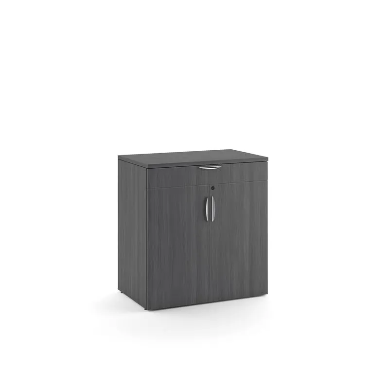 STORAGE CABINET W/DRAWER COASTAL GRAY