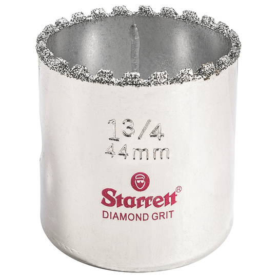 STARRETT KD0134-N 1-3/4'' (44mm) Diamond Grit Hole Saw