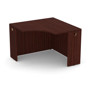 PL134 42x42 CORNER DESK SHELL- MAHOGANY