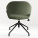 CHK68091GRN0707 - SARON GUEST CHAIR - Green with 4 Prong base