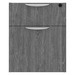 PL107 BOX/FILE HANGING PEDESTAL - Newport Gray