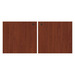 PL44LDLOCK - PAIR LAMINATE HUTCH DOORS W/LOCK - Cherry