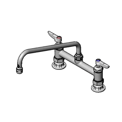 T&S Brass B-0221-CR-K-F10 Pantry Faucet Double