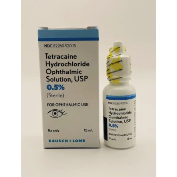 Tetracaine, Drops, 0.5%, 15 mL (1/ea) Drops NDC 82260092015