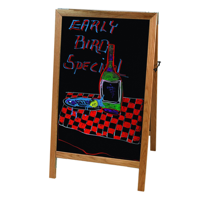 Winco MBAF-5 Dual-Sided Sidewalk Marker Board