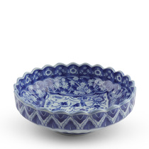 Blue & White Bowl Sometsuke 8.75"