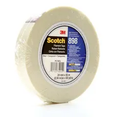 1" X 60 YARD 6.6 MIL SCOTCH 898 FILAMENT TAPE, 36 RL/CS