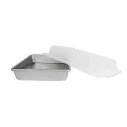 1117RCLD-ST Rectangle Cake Pan with Lid - USA Pan
