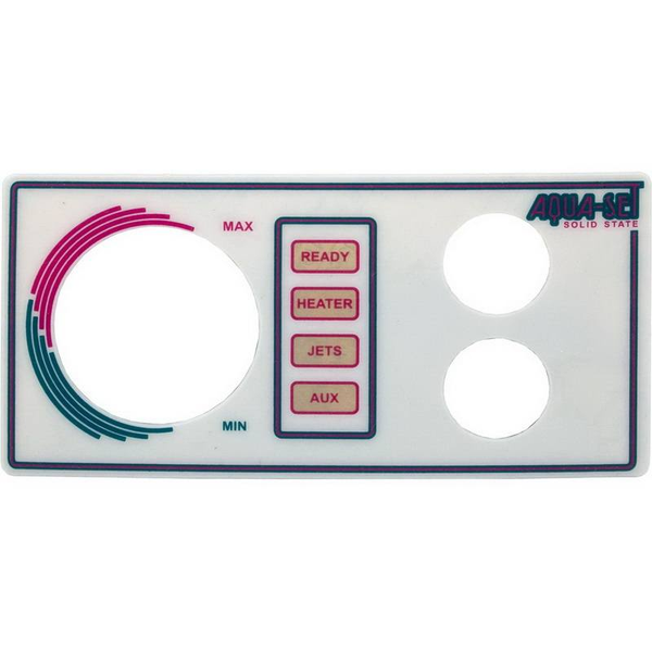 Aquaset 2-Button Topside Overlay 930222-201