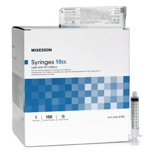 Syringe LL 10cc 100/bx 16-S10C