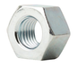 7/16" - 14 HEAVY HEX NUT SAE J995 GR 5 ZINC TRIVALENT CLEAR