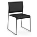 6020 MESH STACK CHR-BLK FRM/SEAT/BK