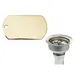151A-PBPVD: Polished Brass Stainless Steel Basket Strainer (PVD)