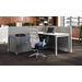 P3936 NON-POWER Webb Panel - 39"H x 36"W Aspen Fabric, Silver