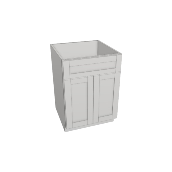 Metropolitan White Sink Base - 24 W X 34 1/2 H X 24 D