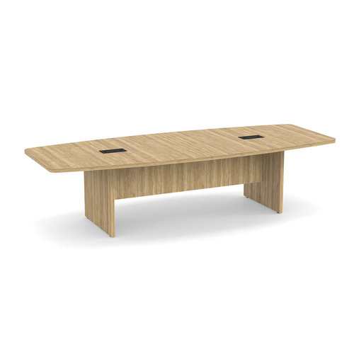 Classic Boat-Shape Conference Table 10 Ft - Aspen 