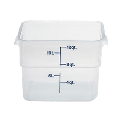 Cambro Translucent 12 qt. CamSquare Container
