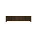 PL2044OH 71" WALL MOUNTED OPEN HUTCH- MODERN WALNUT