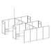 WEBBTYP22 - 67"H, GLAZED, 4-Pod, 6' x 8' Webb Typical - powered