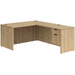 CLALD1033- Classic L-Shape Desk 60" W x 30" D with 47" Return and Box/File Pedestal- Aspen