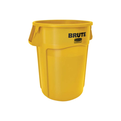 Brute® Container - Round - 44 Gallon - Yellow