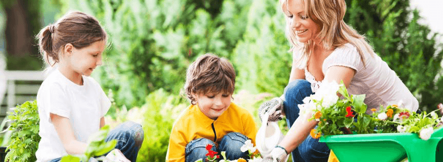 Gardening with kids