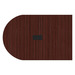 PL138T HALF RACE TRACK SHAPE 72x47 TOP- MAHOGANY
