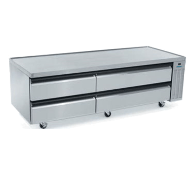 Silver King SKFCB79H-FDUS10 (4) Drawers 79"W Two-Section High Capacity Freezer Chef Base