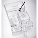 Araven 84013 Universal Polycarbonate GN 1/9 Notched Lid